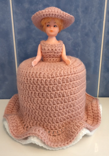 Handmade crochet vintage dress - crochet,