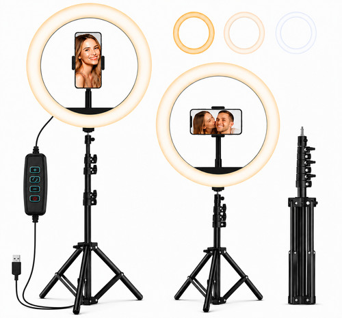 Inch led ring light tripod - ring,