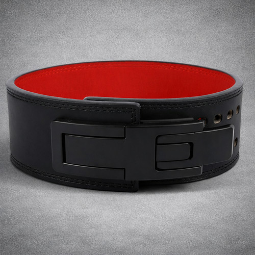 Leather weightlifting belt - weightlifting,