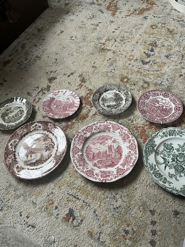 Plates including ironware - 7,