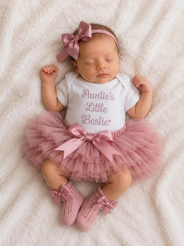 Auntie little bestie baby - little,