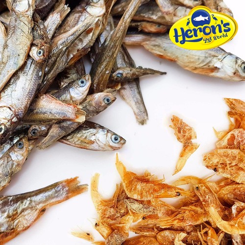 Herons dried shrimp fish - &,