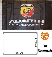Abarth Flag 3x5ft Garage
