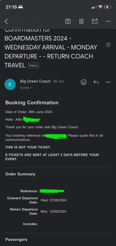 Boardmasters coach ticket - boardmasters,