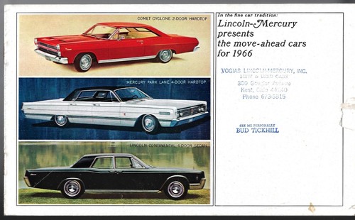 Lincoln mercury range 1966 usa - lincoln,