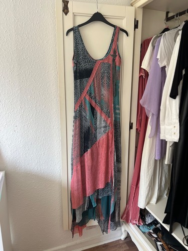 Fairy pink boho long - , layered