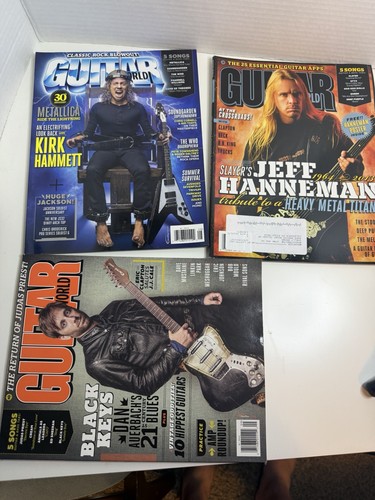 Guitar world magazine - lot, 3