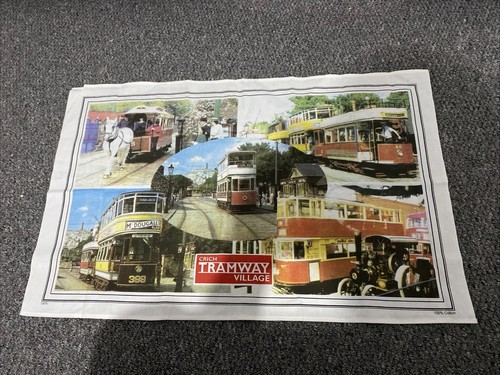 Vintage towel crich tramway - vintage, t-towel