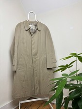 Aquascutum Trench Coat Vintage 1980s Men's size 42 Beige 