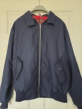 Men's Navy Harrington Jacket  Large
