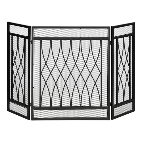 Panel folding fireplace - 3-panel,