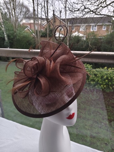 Large fascinator headband - headband, clip