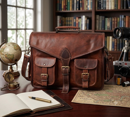 Handmade real leather - real,