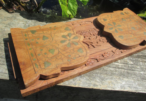 Vintage carved extending - extending, book