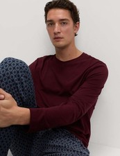 Marks & Spencer Mens Burgundy