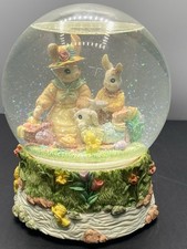 8” Bunny Rabbit Picnic Snow
