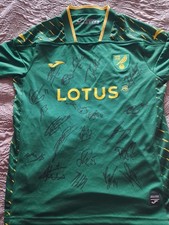 NORWICH CITY AWAY SHIRT SIGNED