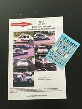 DECALS 1/43 PEUGEOT 205