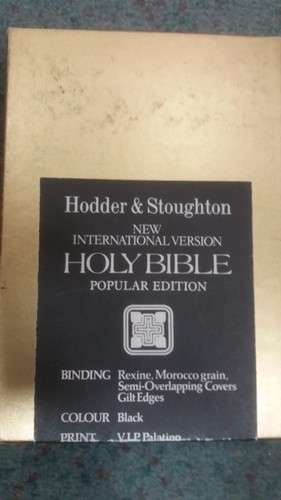 Boxed 1984 niv - boxed, rexine