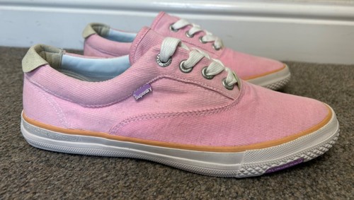 Superdry pink fabric - pink, shoes