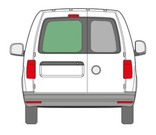 VW Caddy Rear Barn Double Door