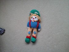 Handknitted Wool Colourful Scarecrow.Size 14 Inch, New.Clean.