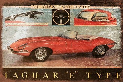 Jaguar type advert vintage - jaguar,