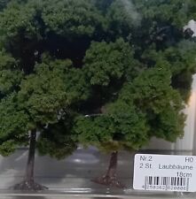 Pack of Two HO/OO scale  Laburnum trees  18 cm  high made by Jordan Part No 2