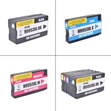 953XL Black Cyan Magenta Yellow Ink Cartridges For HP OfficeJet Pro 8710 Printer