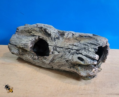Log tree bark cave aquarium - log,