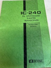 Icom 240 pll - icom, synthesized