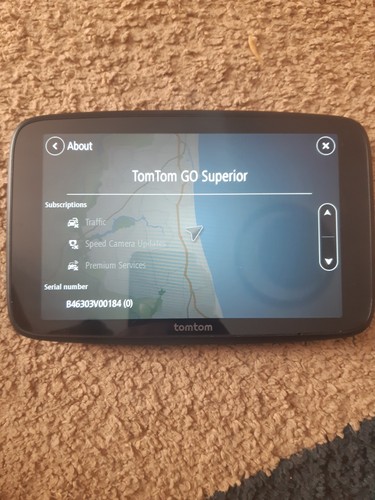 Tomtom superior sat nav - superior,