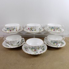6 Royal Worcester Strawberry