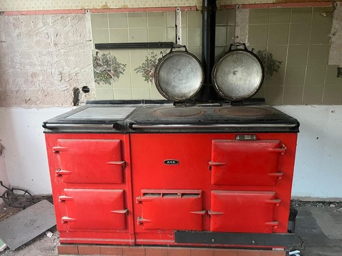Oven aga red - aga,