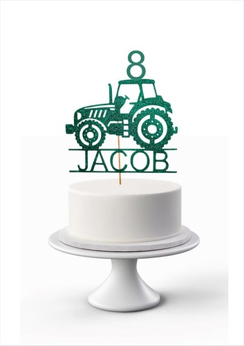 Personalised tractor cake - personalised,