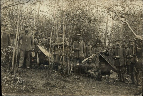 Wwi rppc awesome field - rppc, photo