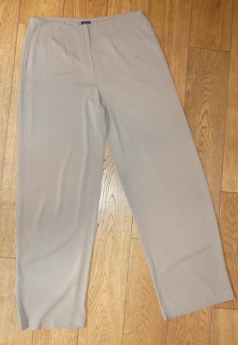 Eileen fisher taupe silk crepe - silk,