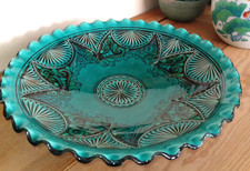 Large 14'' Vintage Turquoise