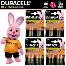 Duracell Rechargeable AA AAA Ultra Plus NiMH 900mh 750 1300 2500 Batteries Charg