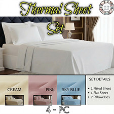 4pc brushed cotton sheets - 4pc, set