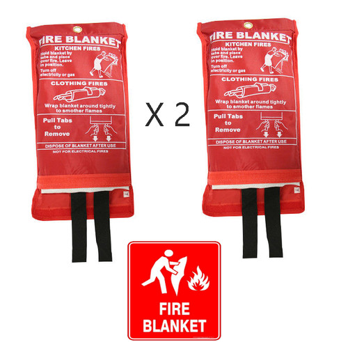 Large safety fire blanket - large,