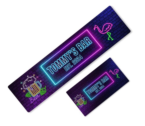 Personalised bar runner - personalised, any