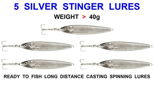Silver stinger lures 40g - 5,
