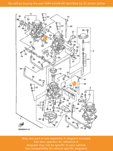 Yamaha pipe 5dm 14148 oem - yamaha, pipe,