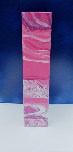 Pink floor vase - pink, in,