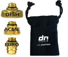 AUTOGAS LPG GPL reFILL 3 ADAPTERS SET m22 EUROPE TRAVEL KIT+ a BAG 