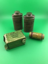 WW2 FOOT POWDER - WWII BRITISH ARMY TIN OF PERSONAL KIT