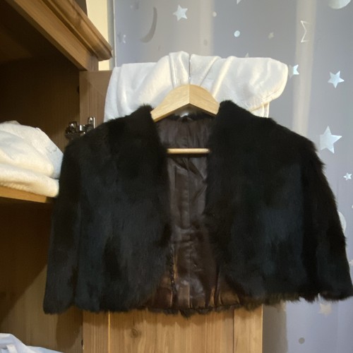 Womens black fur - black,