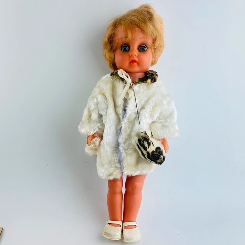Vintage large blonde - , doll