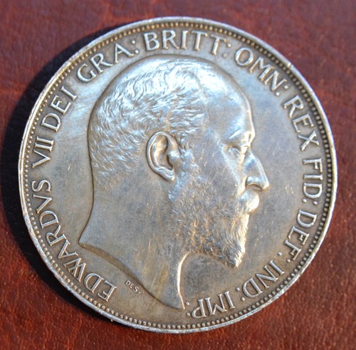 1902 edward vii silver crown - edward,